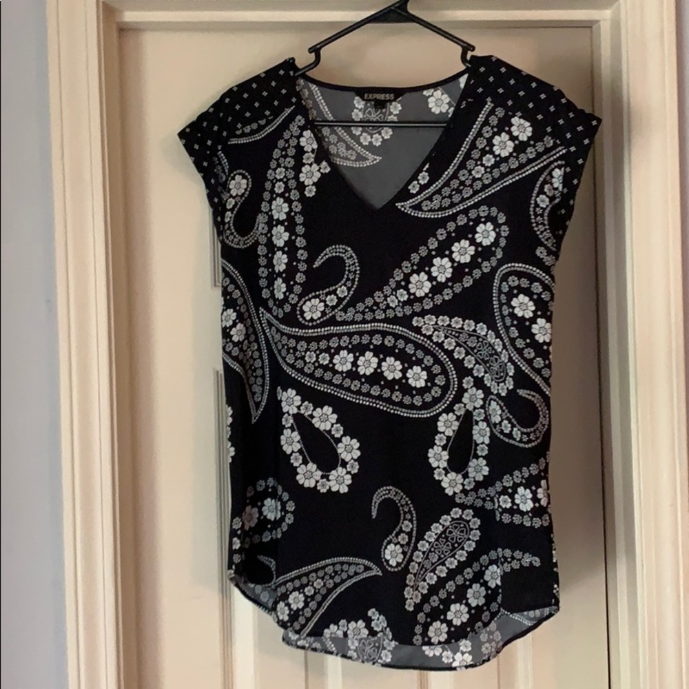 Express paisley print blouse